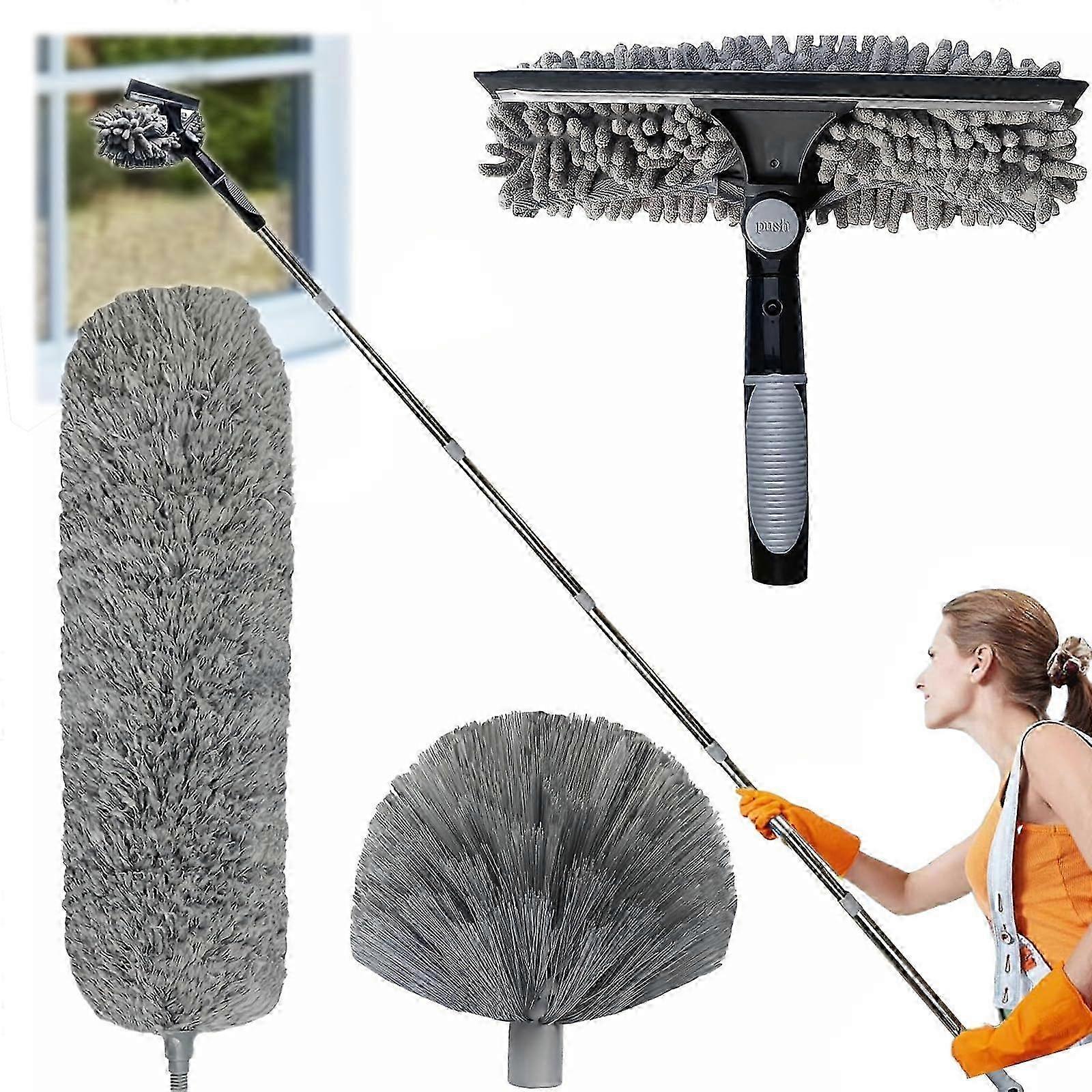 Telescopic Cleaning Pole 4.25m Rotating
