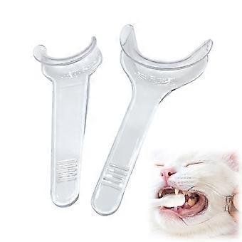 Pet Tooth Brushing Helper – Clear Reusable – for Dogs Cats Oral Care