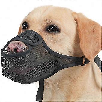 Adjustable Soft Mesh Dog Muzzle for Gentle Bark Control, Prevents Biting and Licking, Ideal for Home, Vet, and Training