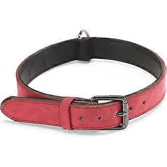 Soft Thick Leather Dog Collar
