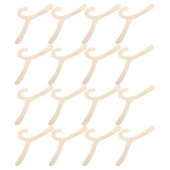 Pet Clothes Organizer Pet Clothes Hanger Rack for Home Use 20Pcs Light Yellow
