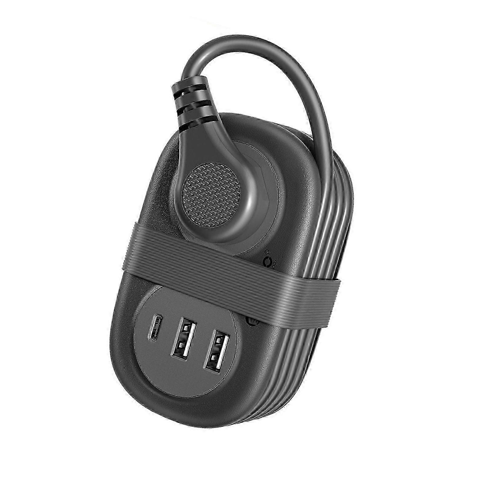 Travel Power Strip 2AC 3USB Compact