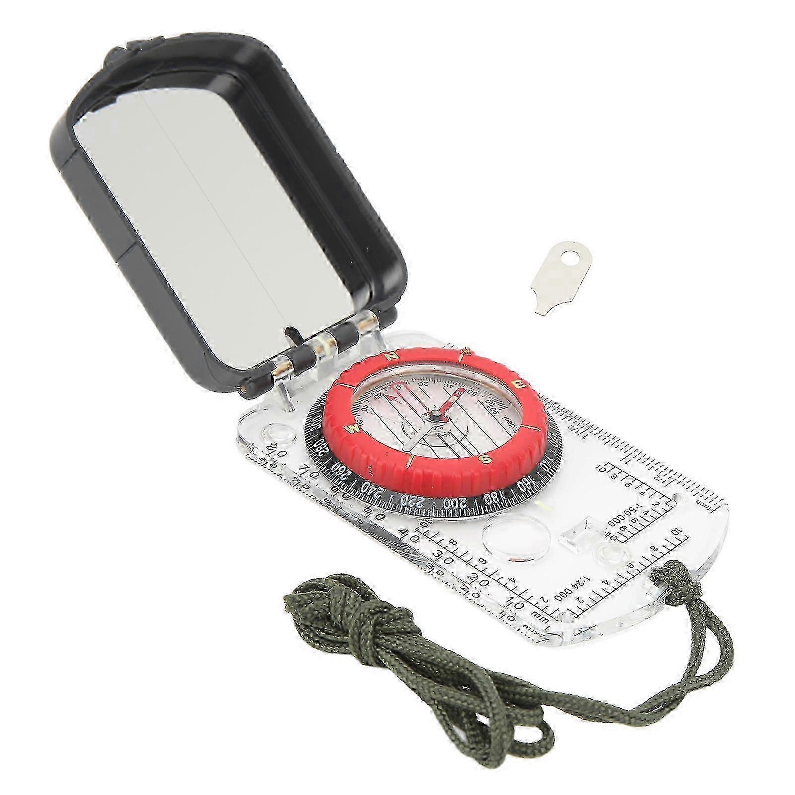 Multifunctional Flip Compass with LED Magnifier