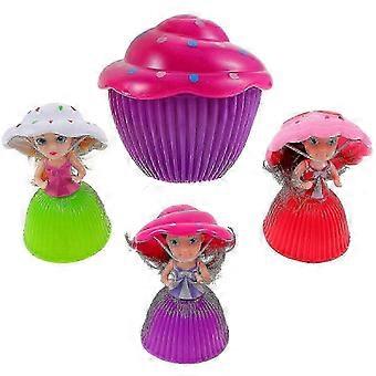 12 Pcs Kids Princess Dolls Toys Cupcake Surprise Toys Doll House Cupcake Toppers Surprise Doll Playset