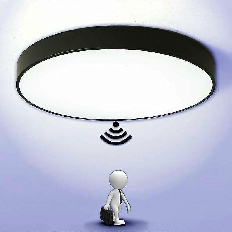Cool White Flush Mount Ceiling Light Damp-Rated for Outdoor Balcony Garage