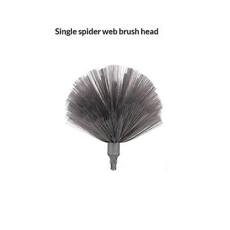 Retractable Extendable Spider Web Duster Medium Stiff Bristles Household Cleaning Tool for Corner Window Ceiling Cobweb