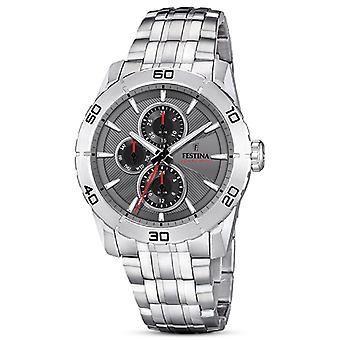 Festina Männer Quarz Analog Man Uhr mit Edelstahl Armband F16606/7