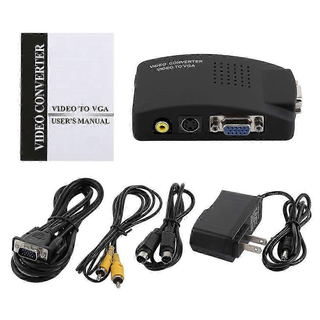 BNC S-Video VGA Adapter