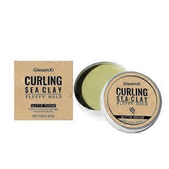 Hair Clay Pomade - Hair Styling Clay for Men Women, Curling Sea Clay with All Natural Ingredients, Promote Hair and Scalp Health, Fluffy Hold JBR
