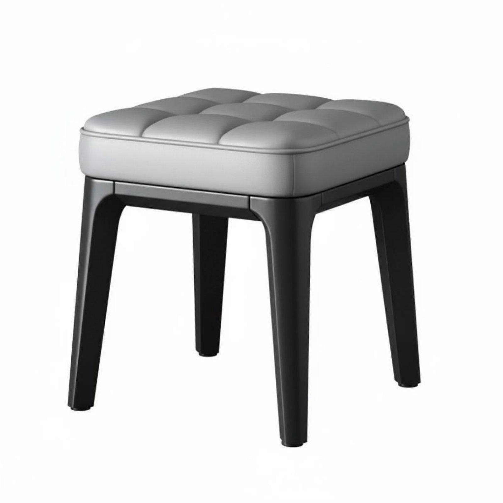 Upholstered Stackable Seat Stackable Low Stool Space-Saving Home Furnishing for