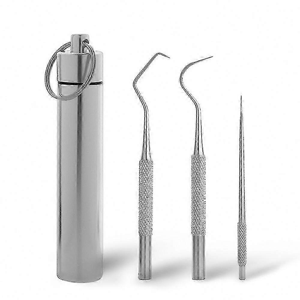 Compact Anti Slip Stainless Toothpick