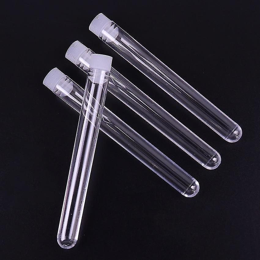 Lab Plastic Round Bottom Tube Vial With Cap