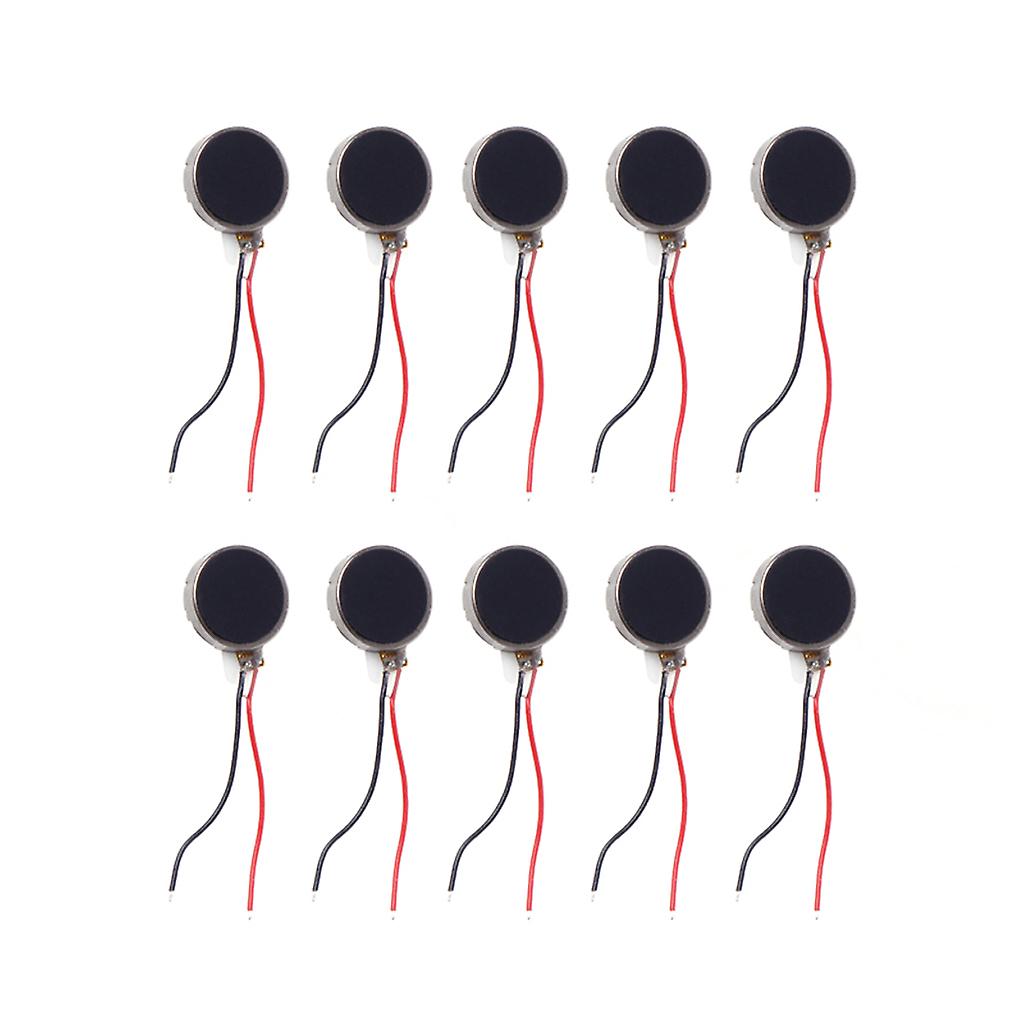 محركات الاهتزاز الصغيرة 10x3mm للتيار المستمر 3V 10000 دورة في الدقيقة للهاتف الخليوي المحمول النداء