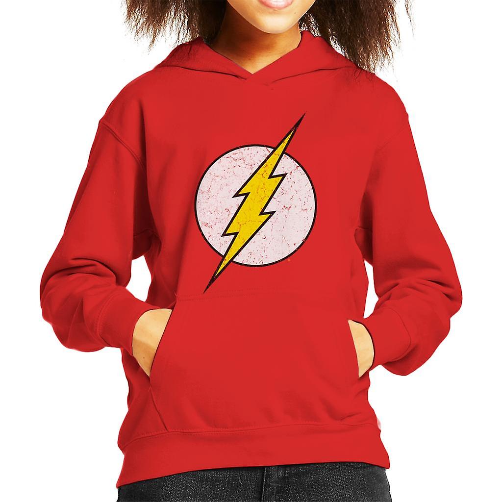 The Flash Lightning Bolt Logo Kid's Hooded Sweatshirt