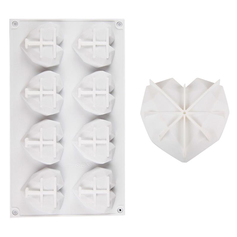 2 heart-shaped molds