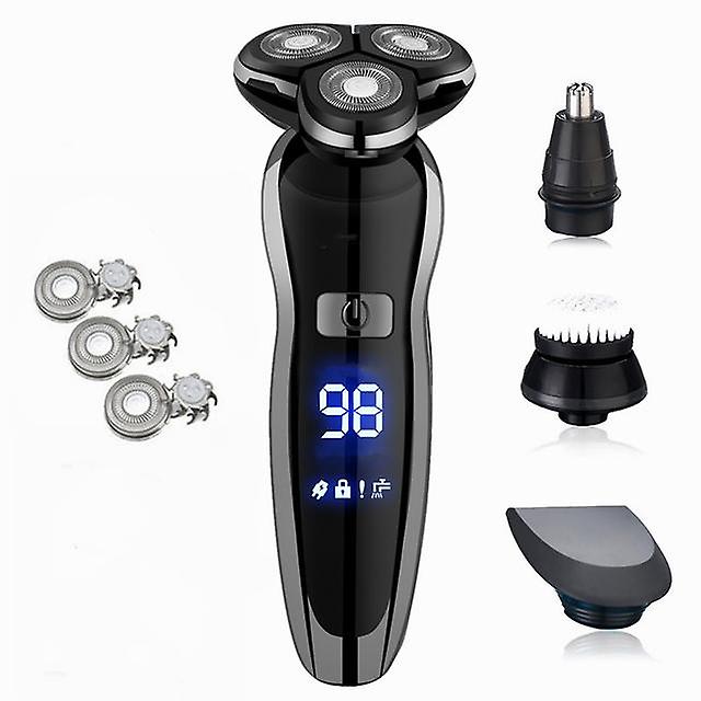 Electric Shaver Beard Trimmer For Men Usb Rechargeable Electric Razor Wet-dry Dual Use Shaving Machine Facial Epilator