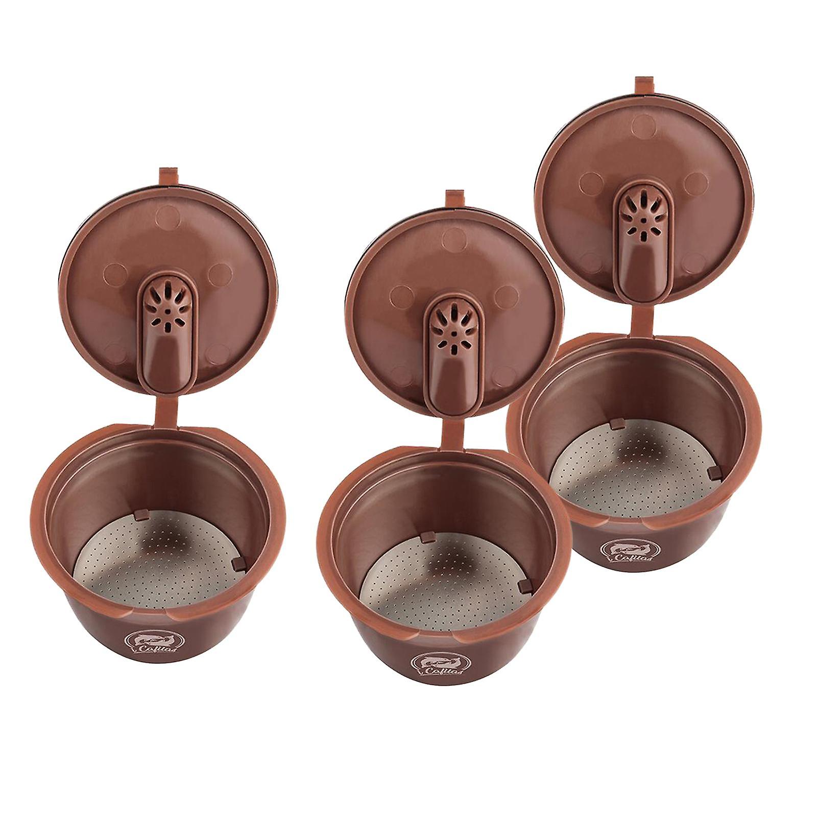 3x Refillable Coffee Capsule Cup For Nescafes Coffee Machine