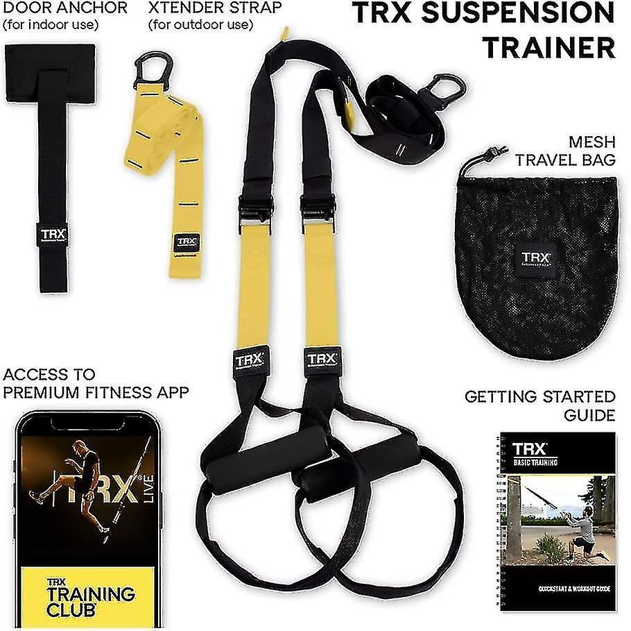 Trx All-in-one Suspension Trainer - Home-gym System For The Seasoned Gym  Enthusiast, Includes Trx