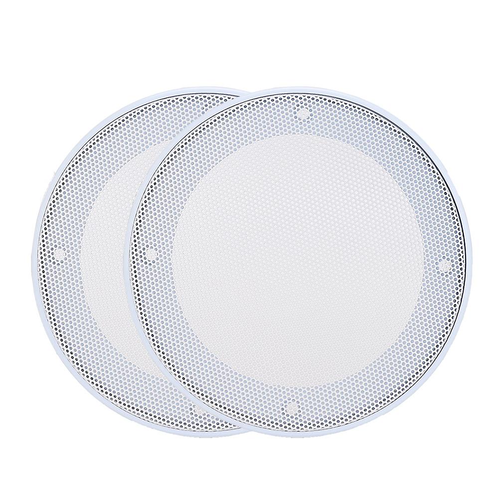 2 Pack 4 Inch Speaker Dust Covers (White)
