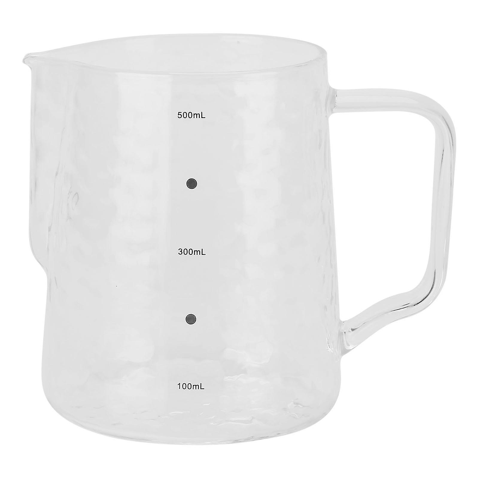 Durable And Usable 500ml Latte Art Pitcher, Microwavable Frothing Pitcher For Mastering Espresso Techniques At Home Or In The Cafe, Crafted From High