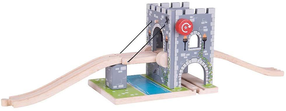 Bigjigs järnväg trä vindbrygga