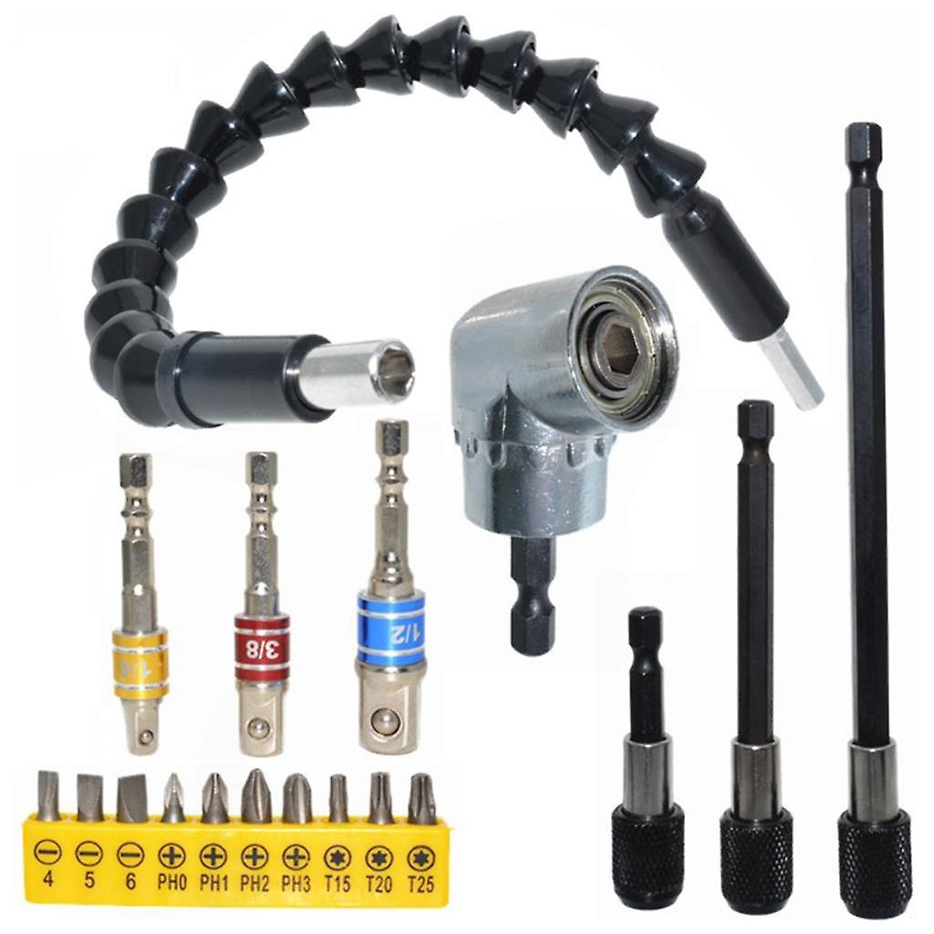 18Pcs 드릴 부착 육각형 금속 가공 주방 사무실 욕실