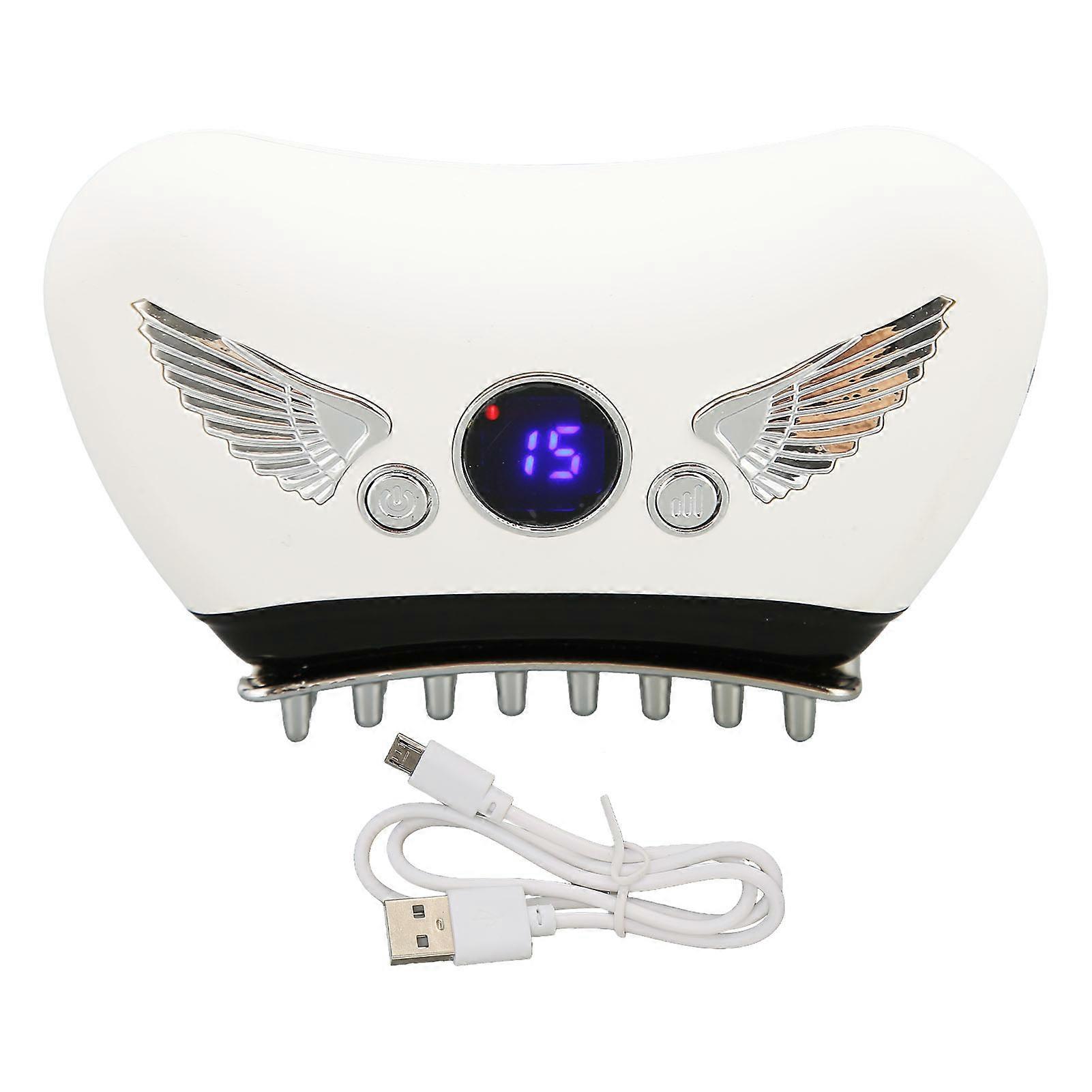 16-Gear Electric Meridian Brush with Hot Compress & Microcurrent