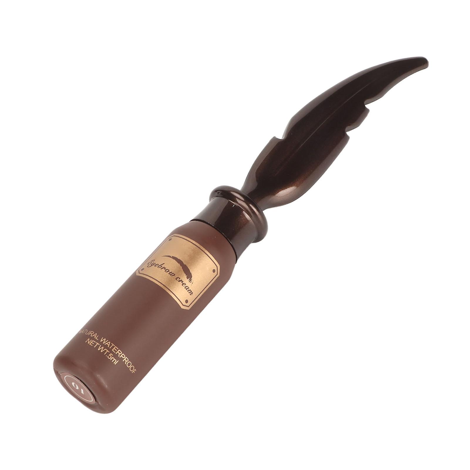 Eyebrow Mascara Volumizing Long Lasting Waterproof Quick Dry Prevent Clumping Feather Shape Tinted Eyebrow Gel 