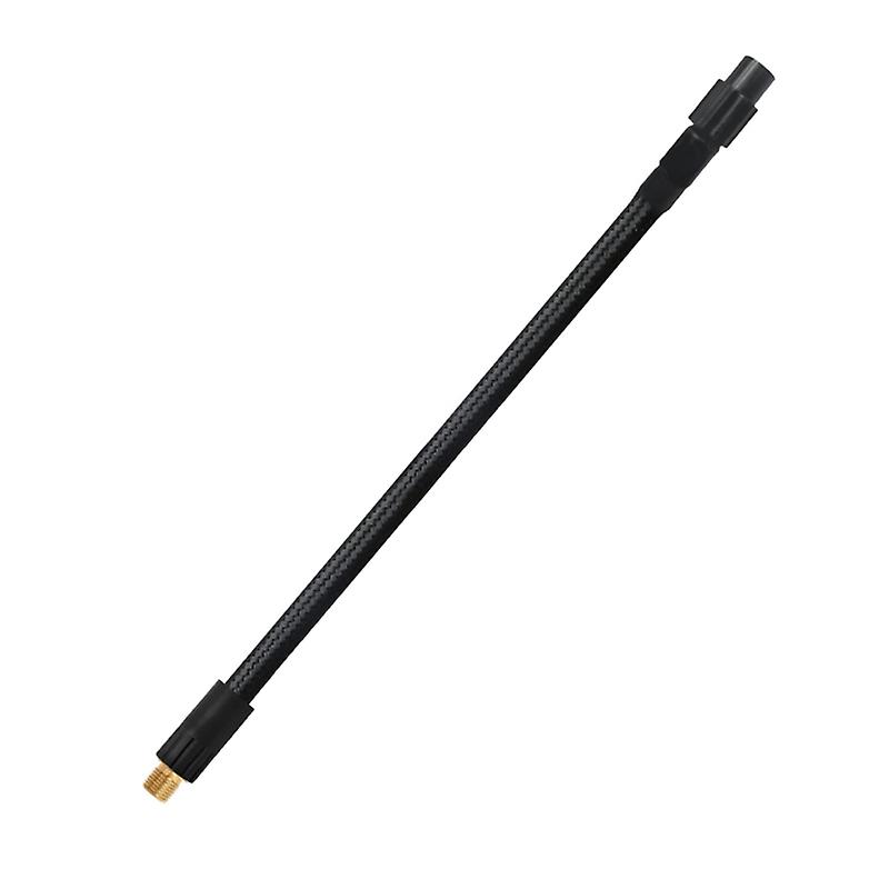 Autoreifen Fast Inflator Twist Schwarz geflochtener Rohrschlauch Adapter Autoluftschlauch