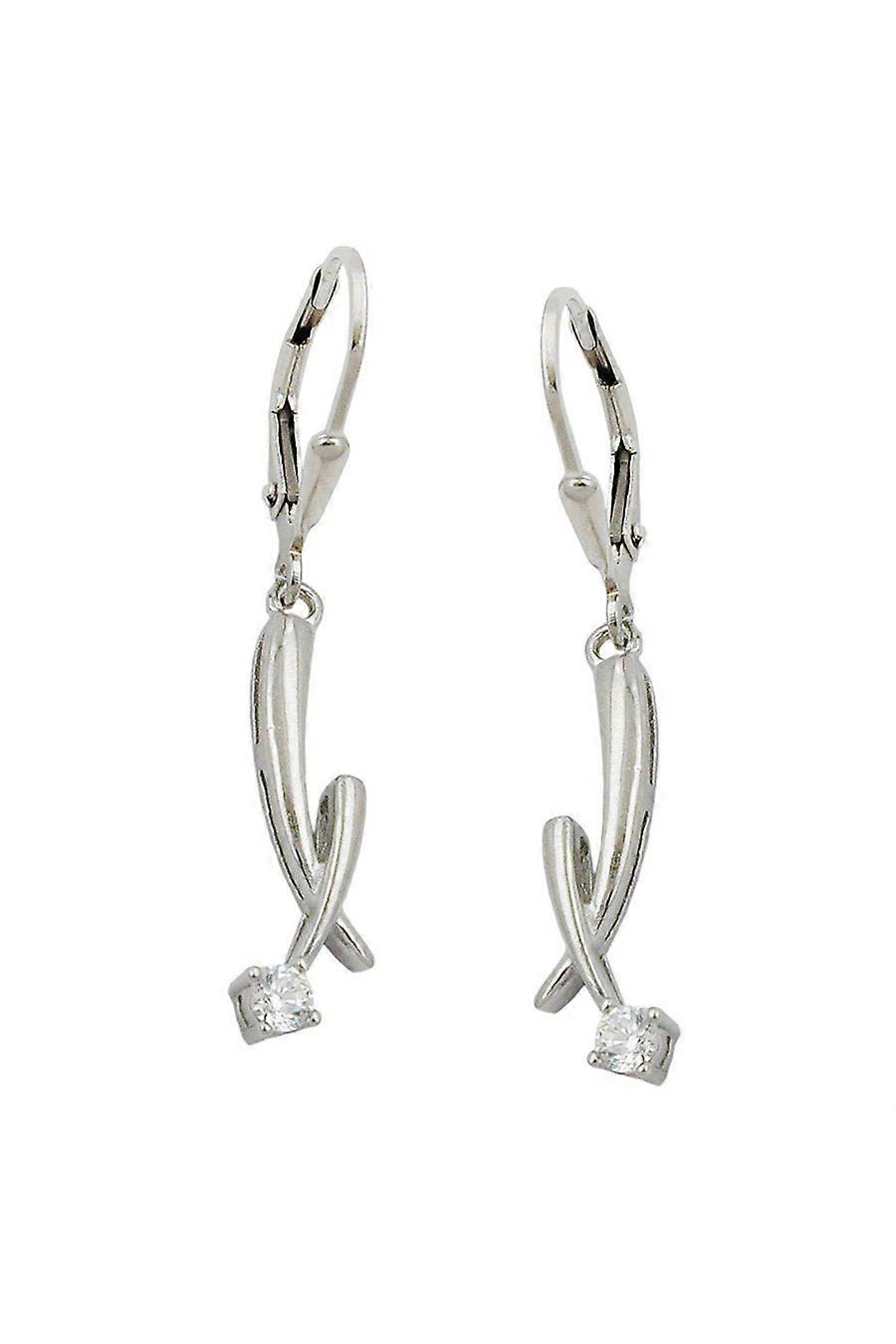 Leverback Earrings Zirconia Silver 925 - Gl93281
