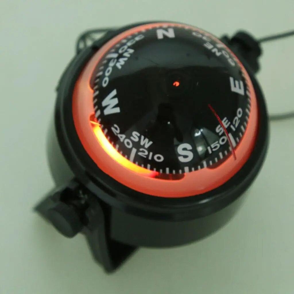 Marine boat compass with mount for car navigation~3322