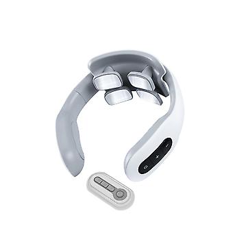 Wireless Electric Pulses Cervical Massager USB Charging Neck Shoulder Massager for Women Men