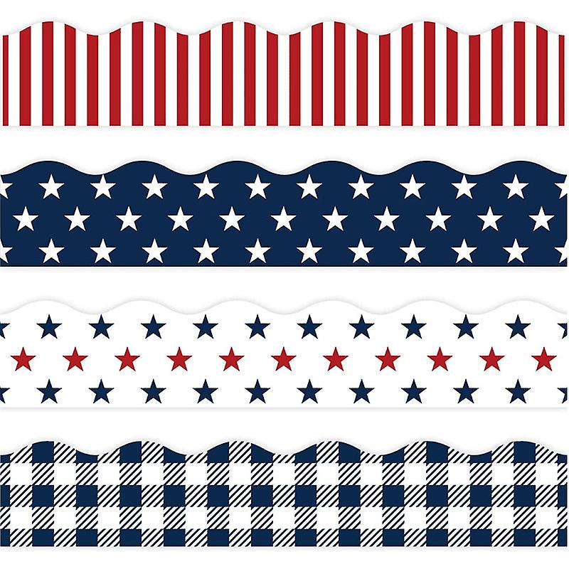 Classroom Blackboard Creative Announcement Patriotic Frame Tags
