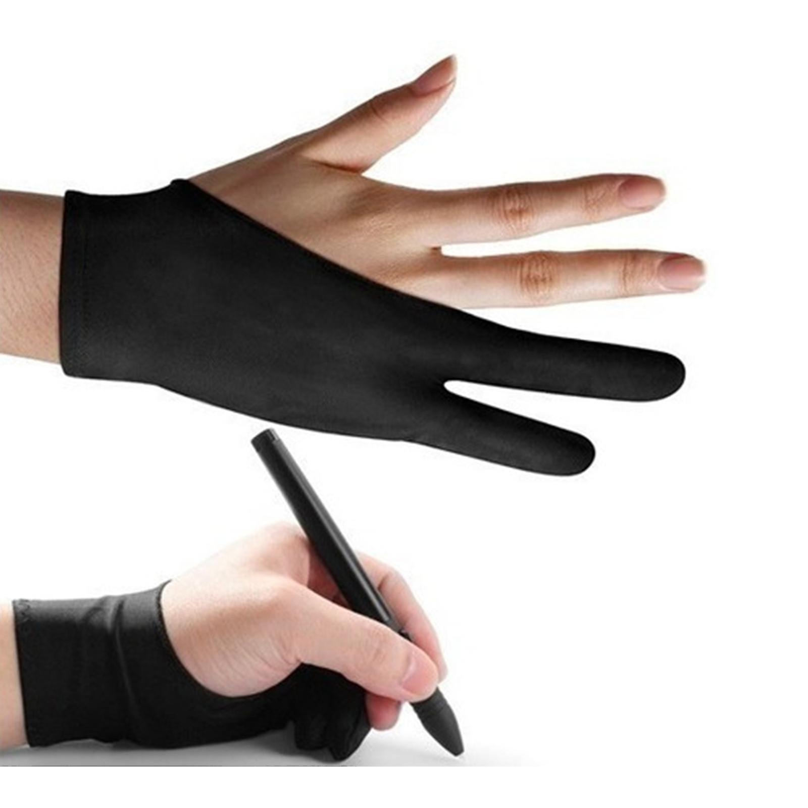 Glove - 2-finger Design For Drawing Tablet & Ipad - Smudge Guard & Reduced Friction - Perfect For Artists And Digital Creatorsselected Products