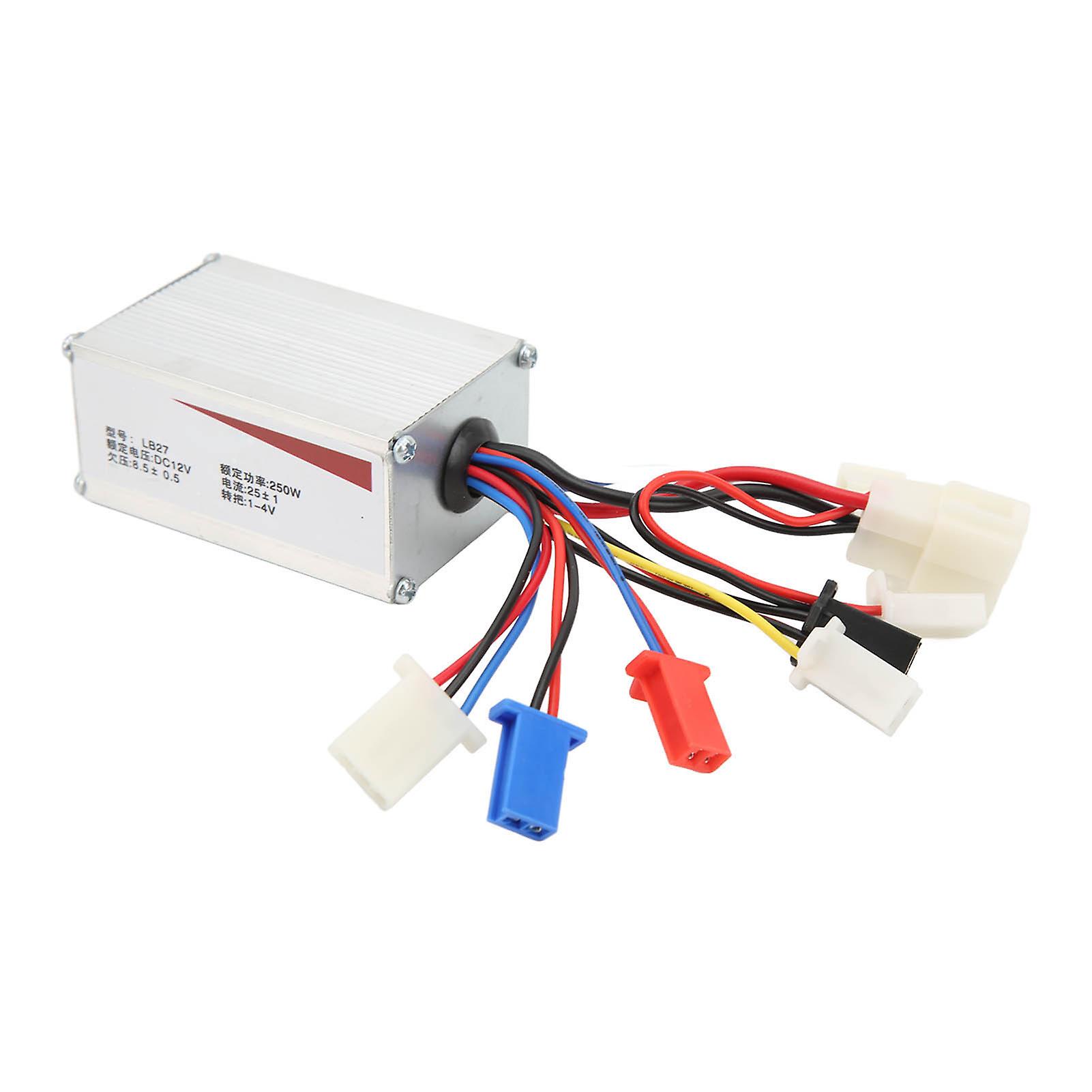 Brushed Motor Speed Controller Electric Bike Knob Speed Switch Set Heat Dissipation Speed Controller 250W 12V 