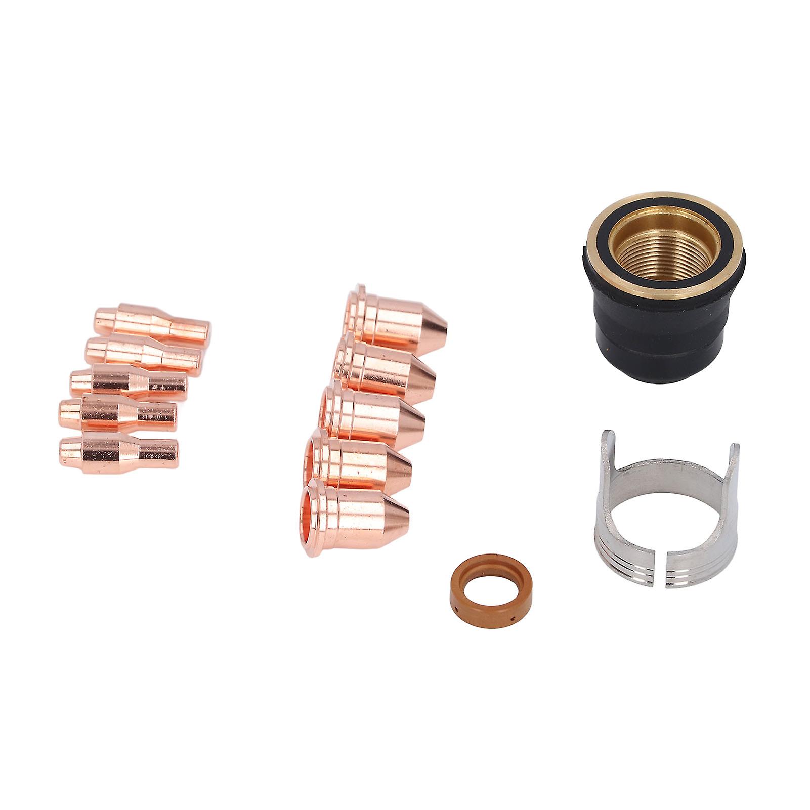 13Pcs Plasma Cutting Torch Consumables Set Accurate Tip Electrode for IPT45 Cutter Equipment