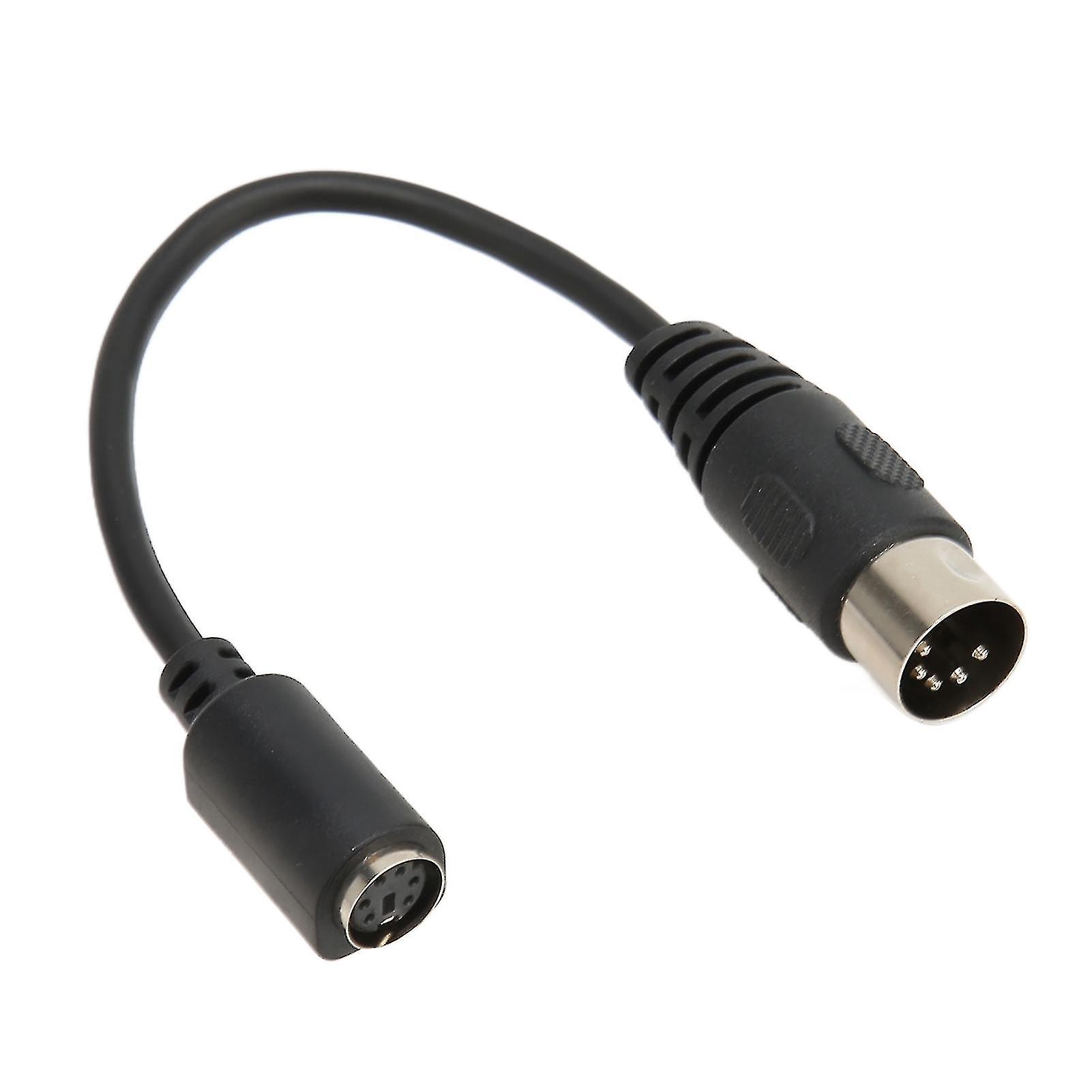 Ps2 To 5 Pin Din Keyboard Adapter Keyboard Mouse Converter Cable Din 5 Pin Male To Mini Din 6 Pin Female