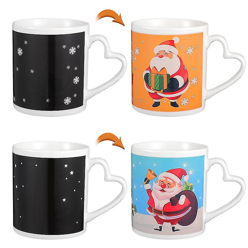 2pcs Christmas Morphing Mugs