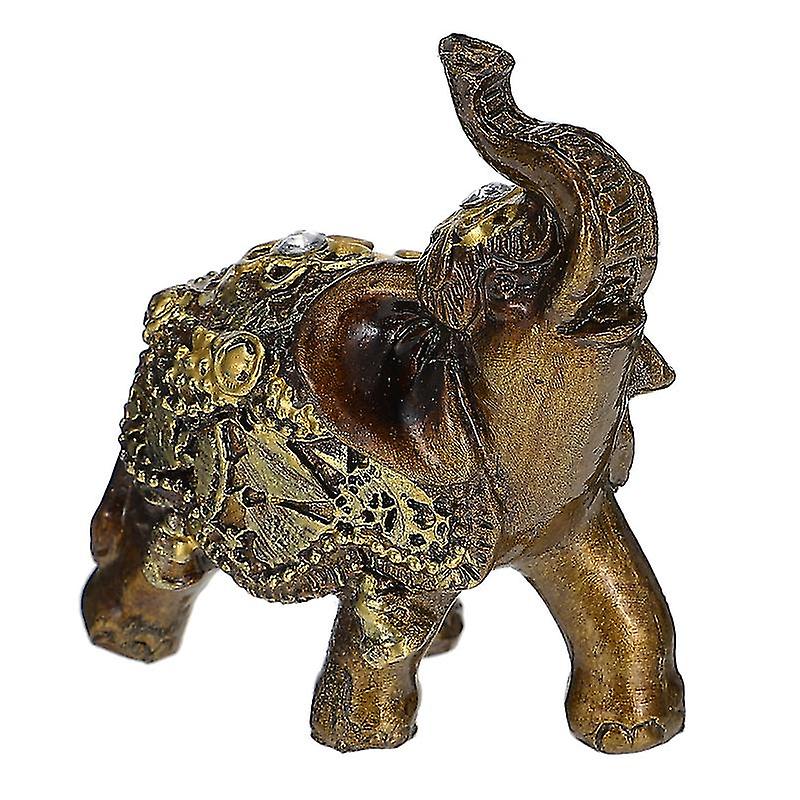 1pcs Elephant Figurines Ornament