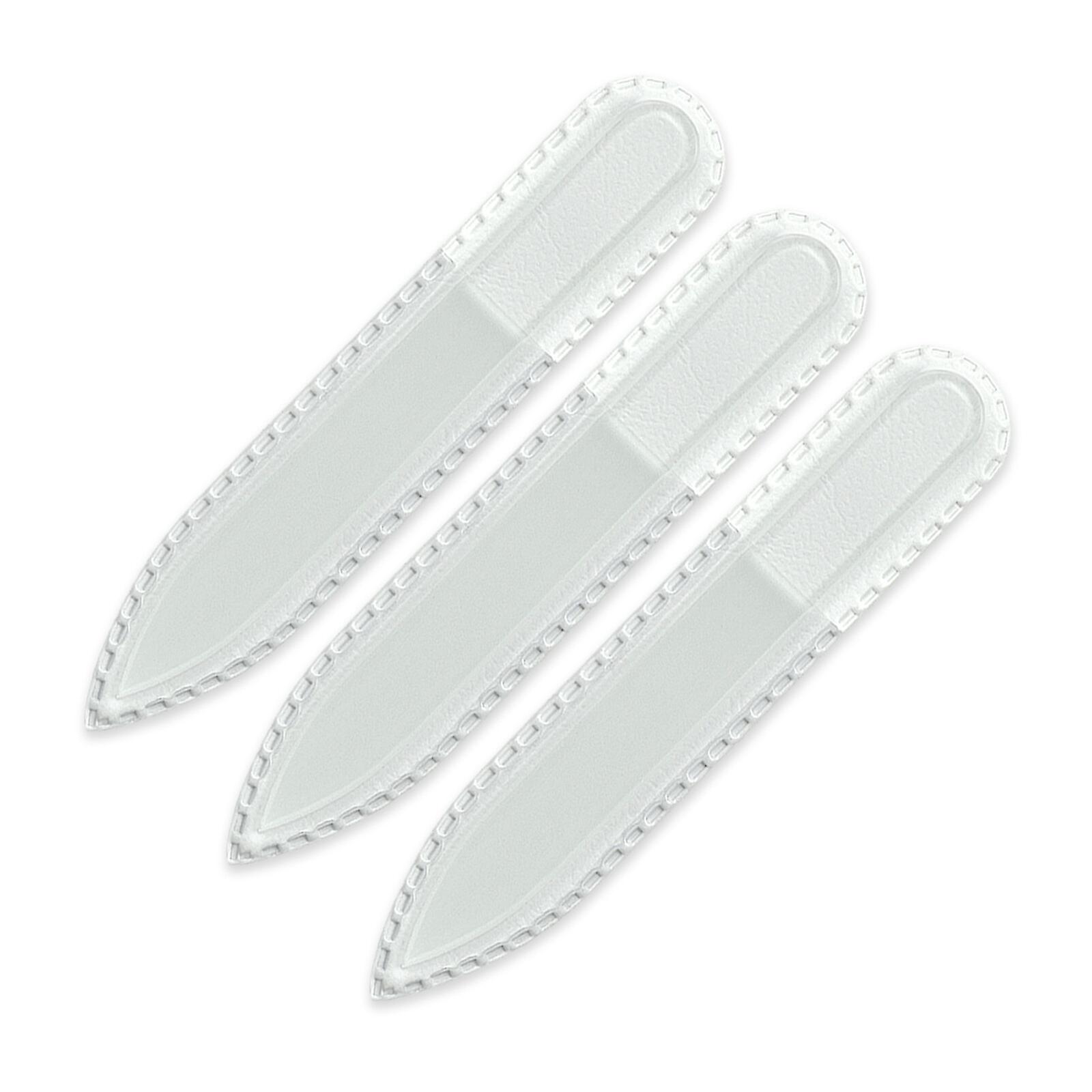 Clear Glass Nail File TS - 3 pieces