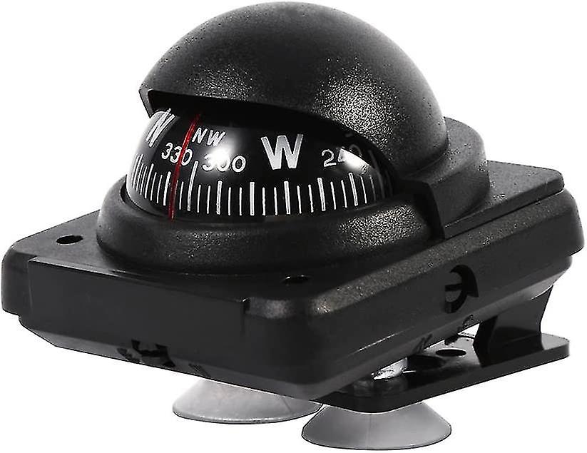 Portable Car Compass, Multi-function Outdoor Dash Compass Car Dashboard Compass Marine Navigation Compass Electronic Voyager Compass Flush Mount For C