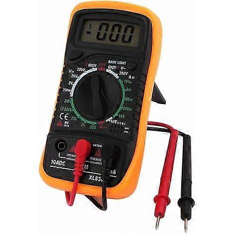XL830L Portable Digital Multimeter Backlight AC/DC Ammeter Voltmeter Ohm Tester Handheld LCD Voltage Current Power Meter Test