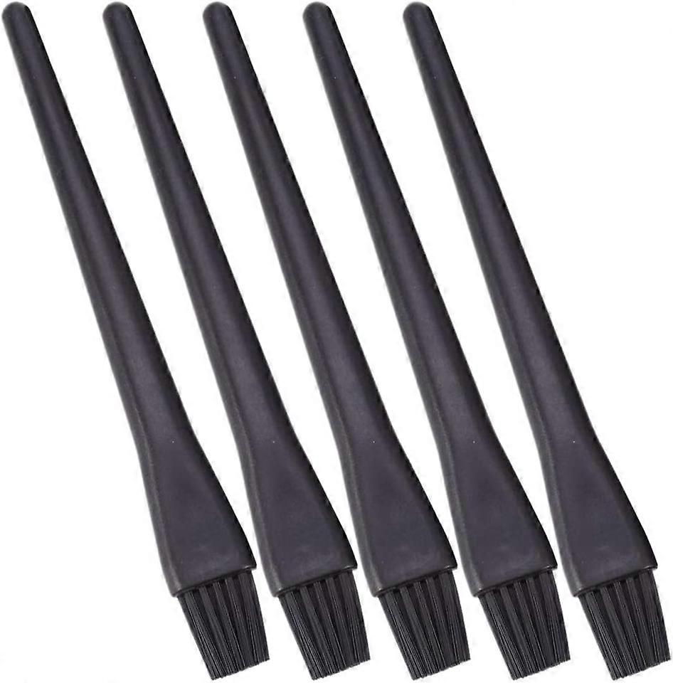 5 PCS Anti-Static Plastic Round Handles Cleaning Keyboard Brushes