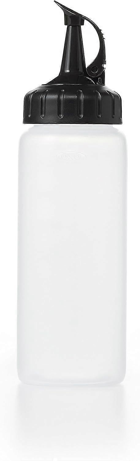 Good Grips - Squeeze Bottle for Decorating - Sauce Bottle - Small - Clear - Black