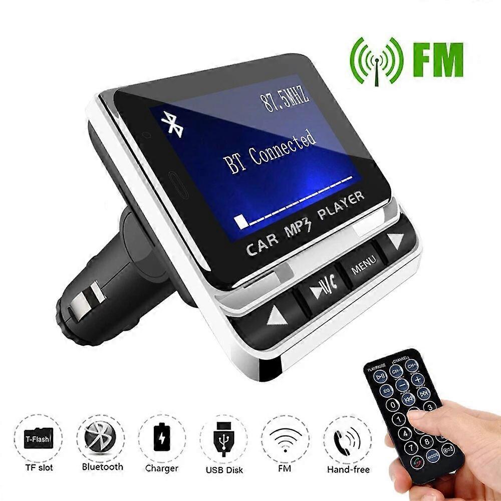 Car FM Transmitter Bluetooth MP3 Music Player 1.4 Inch LCD Screen Handsfree Call Fast Charging Adapter FM zender Modulator FN9U5308