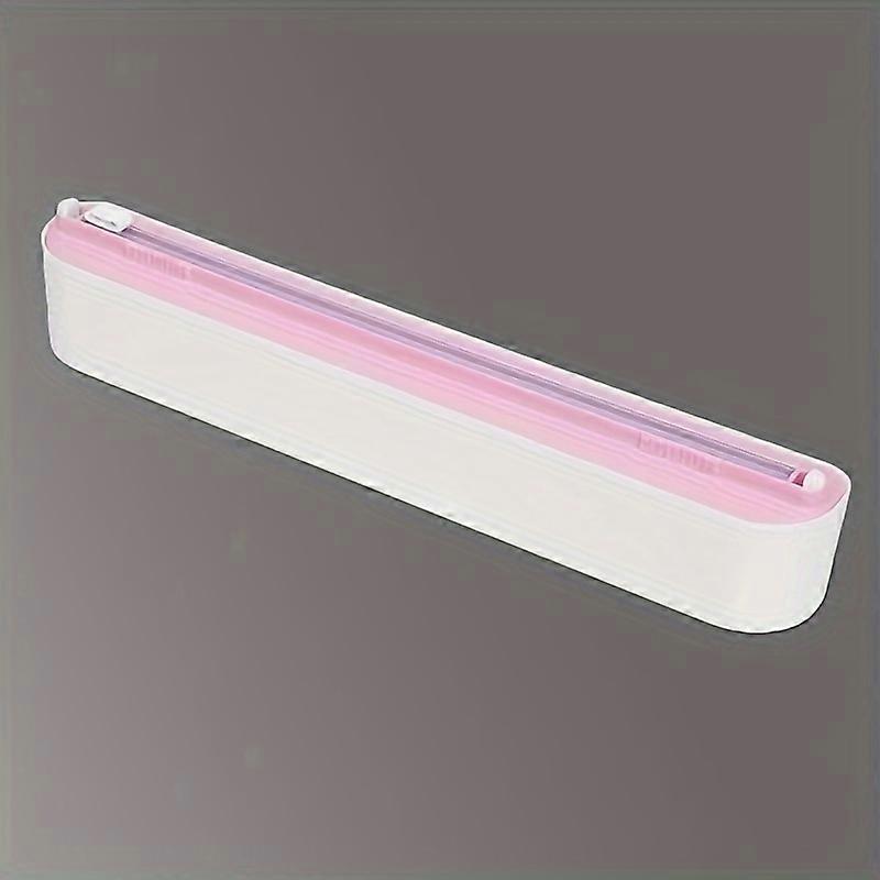 しがみつくフィルムカッターディスペンサー、磁気吸引タイプ、再利用可能なフードラップカッター、キッチン用スライドカッター付きプラスチックラップディスペンサー、レストラン、スーパー