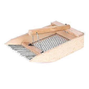 Berry Picker with Stainless Steel Comb Blueberry Rake Blueberry Raspberry Picker with Storage Baske