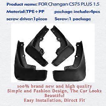 FOR Changan CS75 plus 2022 2023 Mudguard Fender Mud Flap Guards Splash Muflaps Car Accessories Mudguard Front Rear 4pcs