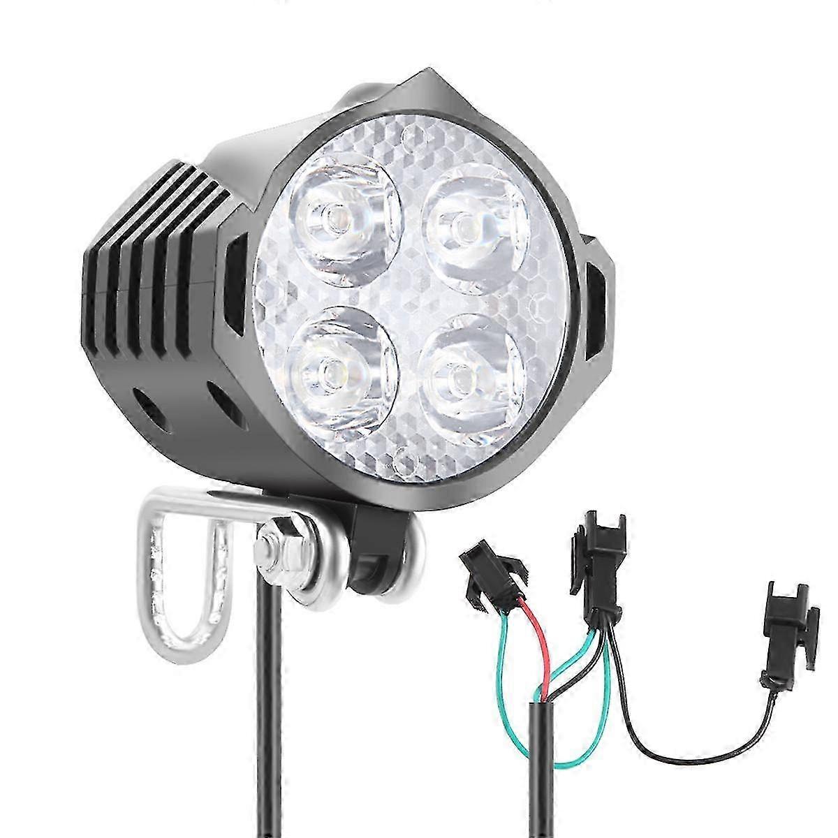 3 N 1 Kt 36V/48V/60V E-Bke Headlght &amp; Tal Lght Wth Lght/Horn