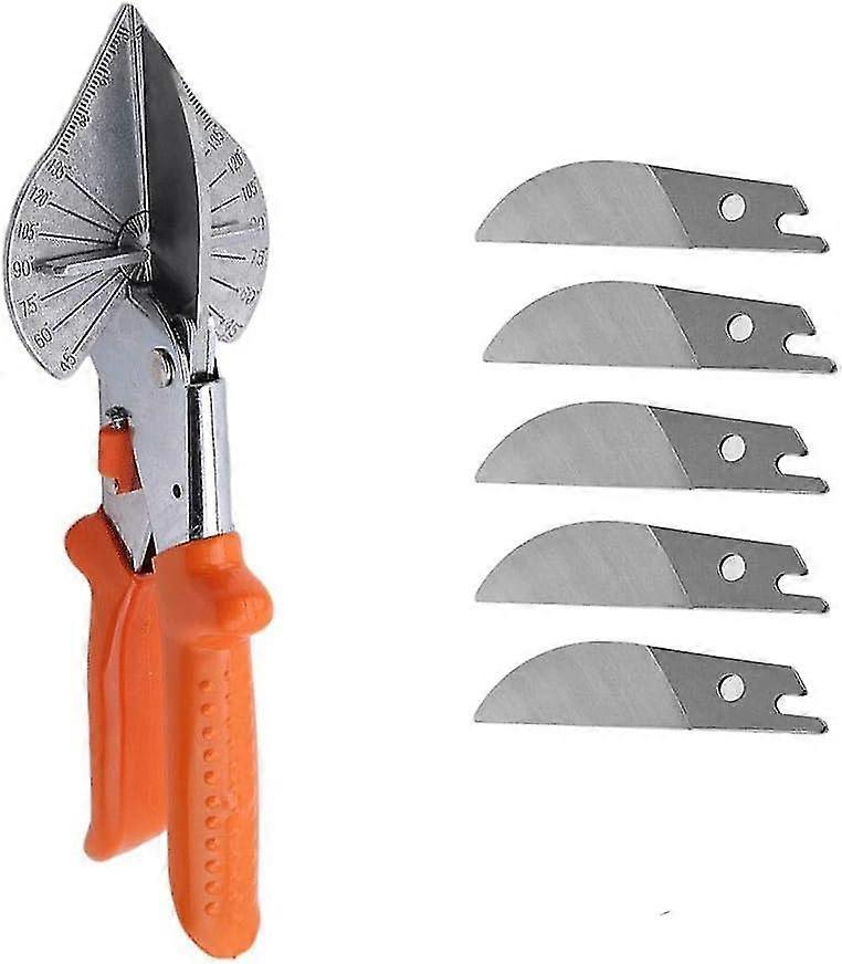 Multi Angle Miter Cutter Shear Tools, Universal Angle Wire Driven Scissor 45-135 Degree Shearing Hand Cutting Tool (2)